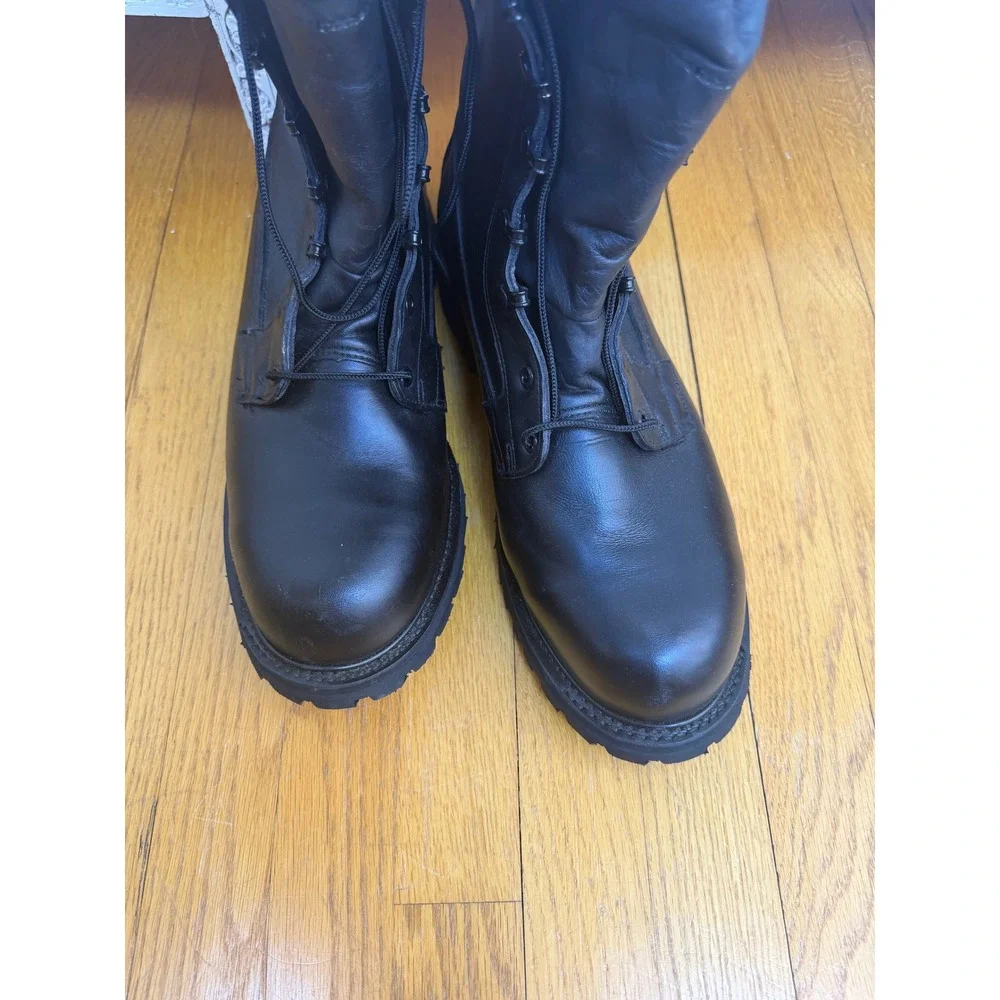 NEW Vibram Black Combat Boots Military Sz Mens 13.5 11 95 Lace Up‎ Insulated